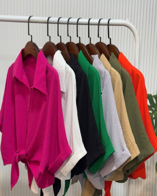  🔸️شومیز جلو گره ساده مشخصات