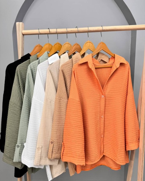  شومیز لینن پفکی یارا مشخصات