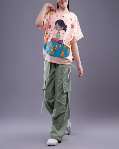  تیشرت وشلوار کارگو مدیتیشن 