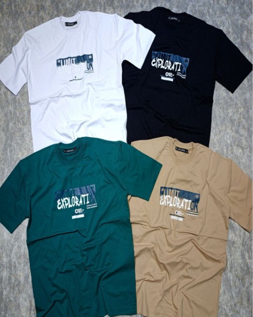  تیشرت یقه گرد قواره باکسی 