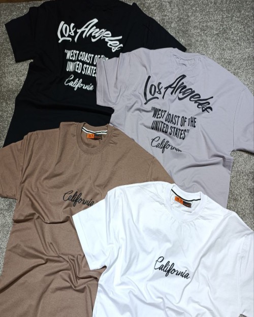  تیشرت یقه گرد پشت چاپ 