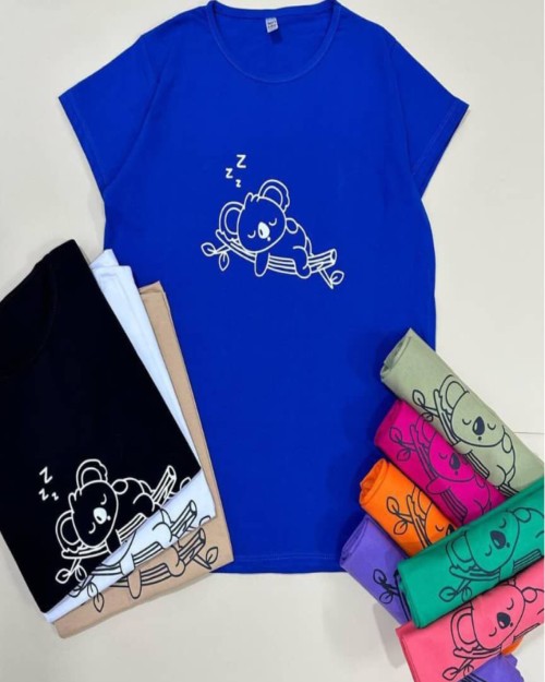  تیشرت پنبه جلو چاپ فانتزی کد ۵۳۷۲.۳ مشخصات