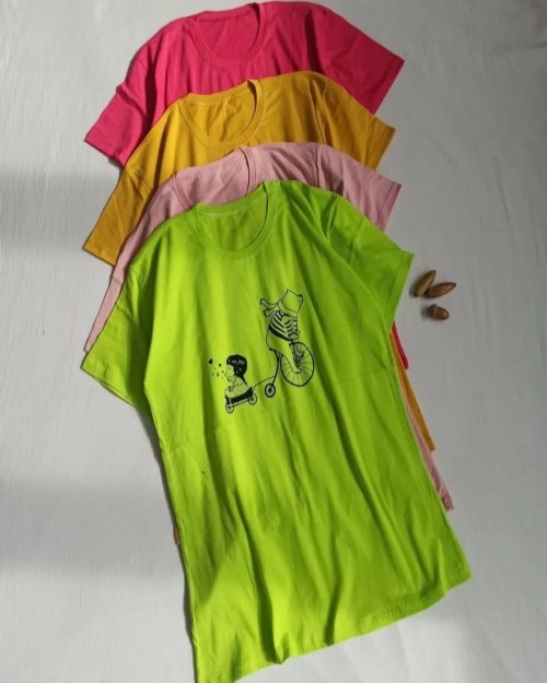  تیشرت پنبه جلو چاپ فانتزی کد ۵۳۷۲.۳ مشخصات