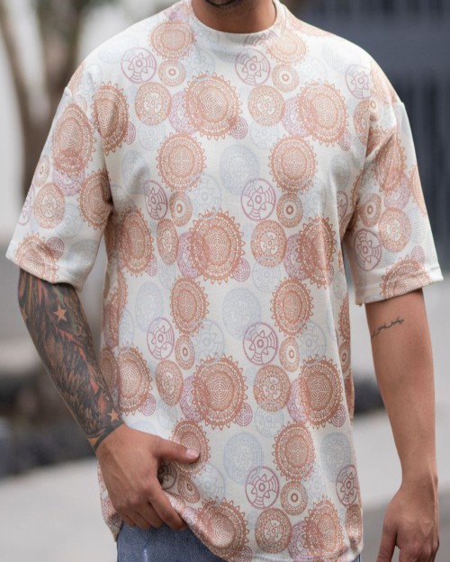  تیشرت مراکشی طرح دار 