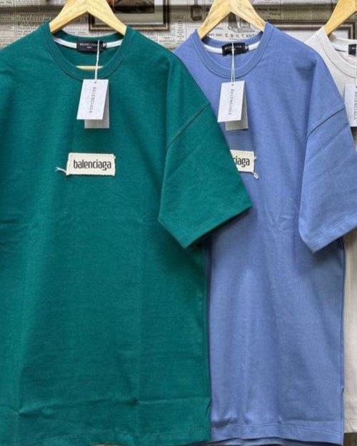  تیشرت استین ۳ربع ماکان کنف دوزی فقط چاپ بالنسیاگا 