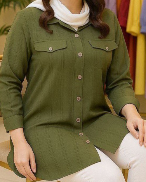  شومیز یقه مردانه قد 85 