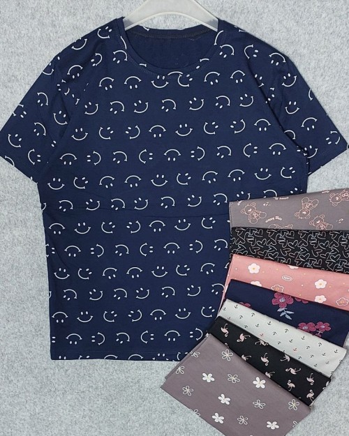  ست تیشرت شلوار پنبه لاکرا کد ۲۲ 