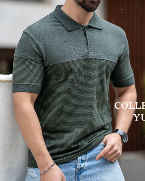  تیشرت پنبه ویژه رینگِر اعلاء دو تیکه یقه دار مشخصات