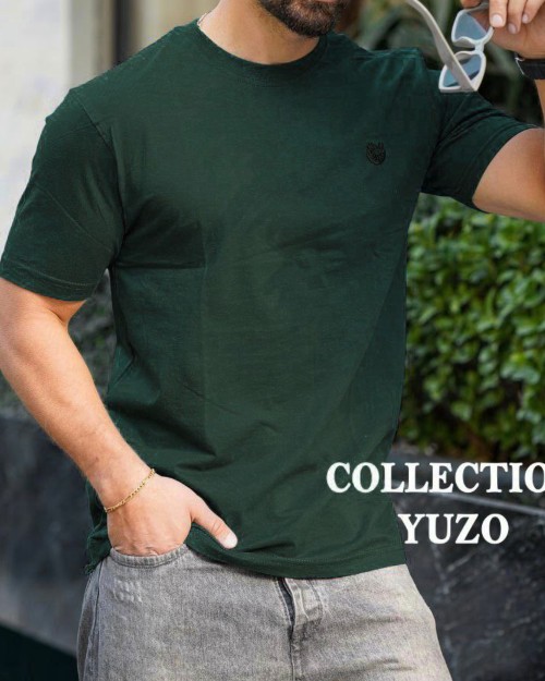  تیشرت پنبه 28 پوشان نخ کریستال اعلاء ساده طرح هندوانه 