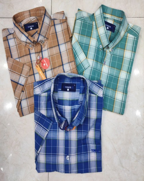  پیراهن آستین کوتاه اندیگو کد 8036 