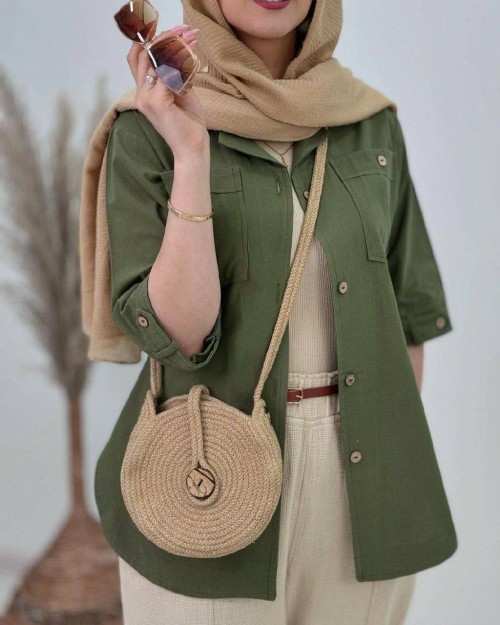  مانتو آستین سه رب کد 119 مشخصات