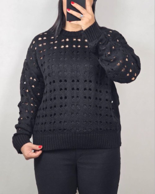  بلوز ژور قلبی پایین کشباف کد 3034 