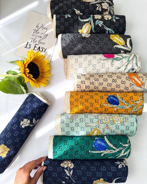  روسری پلیسه پاییزه مشخصات