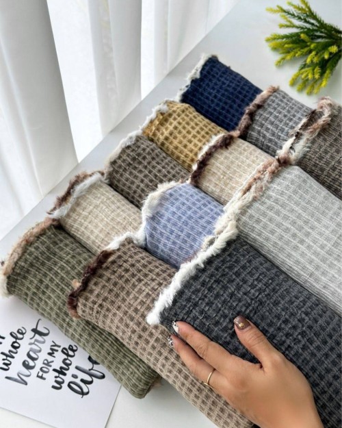  شال پاییزه کنفی خزدار مشخصات