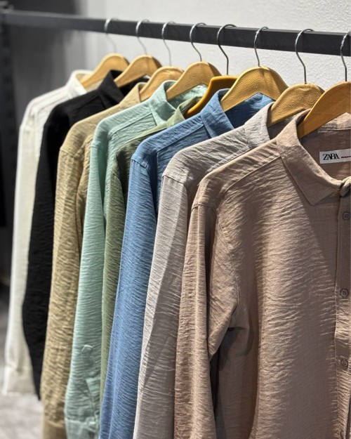  پیراهن آستین بلند لنین زارا مشخصات