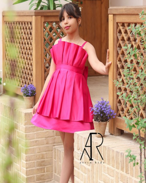  پیراهن مجلسی دخترانه مدل شانلی 